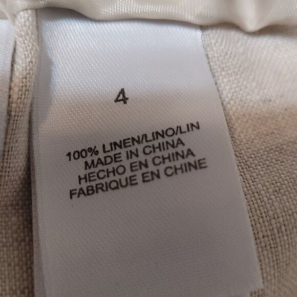 Liz Claiborne Livvy Linen embroidered capris - Picture 5 of 6
